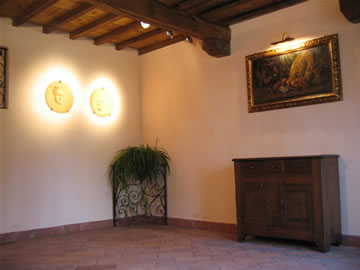 La sala a cassettoni