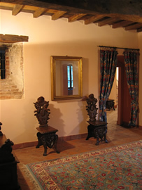 Particolare della sala d'ingresso