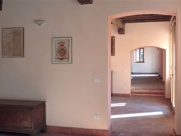 La sala a cassettoni